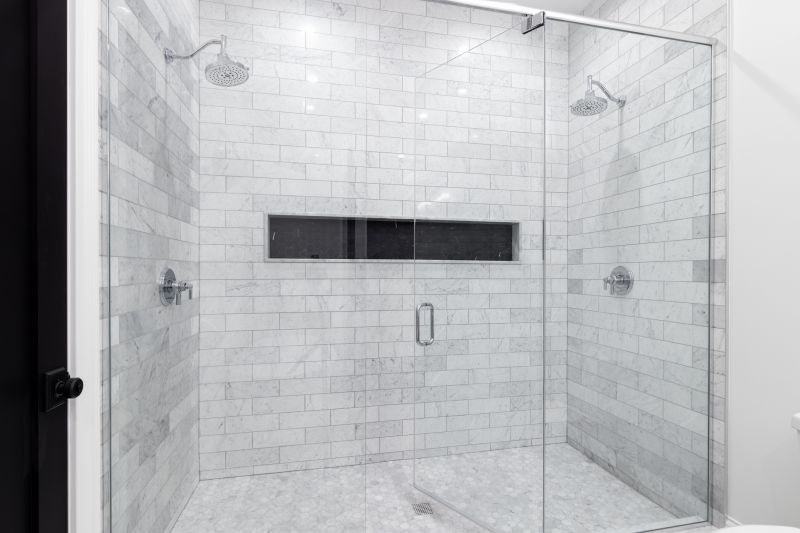 Open Shower with Niche Storage